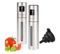 ProfiCook® Spray huile | Set de 2 | Spray d'huile de 100ml pour vinaigre, eau, etc. | Vaporisateur Fitness & Diététique | Graduation | PC-EOS 1270
