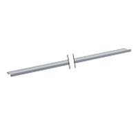 profil collecteur Geberit 154340FW1 115 cm, pour écoulement mural, douche, acier inoxydable brossé