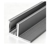 Profil de canal F en aluminium antirouille avec joint en PVC résistant aux intempéries pour une installation facile, parfait pour les applications de toiture et de revêtement extérieur.
