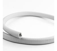 Profil de protection de bord avec bande adhésive, gris clair, épaisseur 1-4,5 mm, longueur 10 mètres