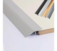 Profil De Transition De Porte De Sol En Aluminium Barre De Seuil, Imperméable Réducteurs De Seuil Bande Transition Rattrapage Niveau, pour Stratifié, Moquette, Sol ( Color : Silver , Size : 90cm/35.4i