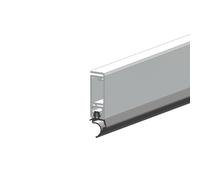 Profil d'encadrement de porte ASP - aluminium anodisé - joint silicone ELLEN