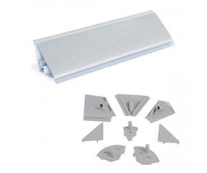 Profil d'étanchéité triangulaire en kit Plasline - 2350 mm EMUCA