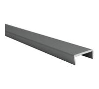Profil d'habillage en aluminium-argent satiné Quincadécor