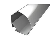 Profil en aluminium angulaire 45° LP2040 de 2 m pour bande Led Cover Mat