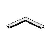 Profil encastré R1 en aluminium noir anodisé 110x0mm