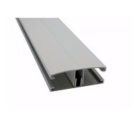 Profil et capot laqués vissables de jonction couverture polycarbonate 10-16-32 mm - L: 3 m - l: 60 mm - E: 32 mm - Blanc RAL 9010
