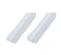 Profil Étanchéité Douche 2m Caoutchouc Anti-Fuite(2pcs) | F, étanchéité totale, anti-fuite pour efficace, pour sol sec garanti, verre 6mm idéal