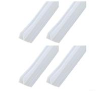 Profil Étanchéité Douche 2m Caoutchouc Anti-Fuite(4pcs) | F, étanchéité totale, anti-fuite pour efficace, pour sol sec garanti, verre 6mm idéal
