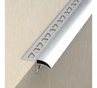 Profil Goutte D'Eau Déflecteur D'eau de Pluie Robuste pour Avant-toit et Terrasse, Solin Rive Résistant L'humidité, Moulure Finition Nez Marche Murs Extérieurs(W2.5cm/1in,1pack)