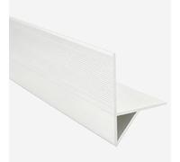 Profil Goutte D'Eau Profilé D'égouttement Élargi pour Balcon Mural, Profilé de Déviation Des Eaux, Canalise L'eau De Pluie et Prévient Les Taches Sur Le Mur(White,1pcs)