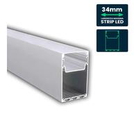 Profil Linéaire Avec Kit Suspension Pour Strip Blanc V-TAC VT-8127