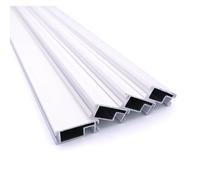 Lot de 4 Profils Alu Recoupables pour Moustiquaire Fenêtre Cadre Fixe - Aluminium Résistant - Facile à Couper (Blanc, 1600 mm)