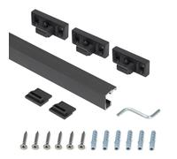 Profil pour suspendre les accessoires de cuisine Titane - gris anthracite EMUCA