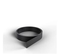 Profilé adhésif flexible - Profil plat noir - 260cm - 3cm de largeur - Prêt à l'emploi