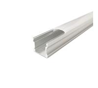 Profilé Aluminium 2m pour Ruban LED Couvercle Opaque