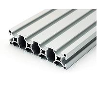 Profilé aluminium 30x120L, rainure type B, 8 gorges (léger), anodisé argent. Profilé aluminium - Système de fixation Alu 30 x 120, profilé, L: 600mm