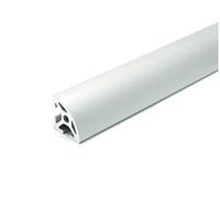 Profilé aluminium design 20x20L R20 (rayon R20-90°) fente type I 5 (léger), anodisé argent. Profilé en aluminium 20x20 Profilé en 20x20 Profil de système d'assemblage. 1000mm