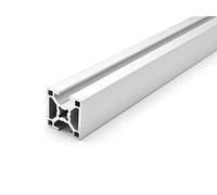 Profilé aluminium design 30x30L 2 rainures cachées 180 degrés type B rainure 8 (léger), anodisé argent. Profilé aluminium 30x30 Profilé 30x30 Profilé de système d'assemblage. 200mm
