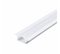 Profilé Aluminium Encastrable 2m pour Ruban LED - Cache Opaque