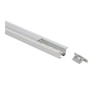 Profilé Aluminium Encastré pour Plafond avec Clips pour Rubans LED jusqu'à