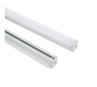 Profilé Aluminium Suspendu 2 m pour Rubans LED jusqu'à 17 mm Aluminium 2 m