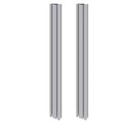 Profilé aluminium T-Slot, construction durable, montage facile, argenté