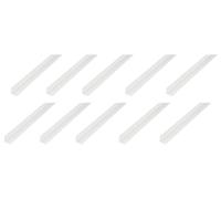 Profilé angulaire 10 x d'Alberts, PVC, blanc, 80 x 80 x 2 mm, longueur 2 m