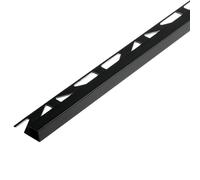 Profilé carré DURAL PVC noir (H= 9 mm, L= 250 cm)