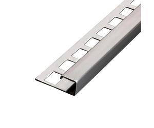 Profilé carré en acier inoxydable V2A brossé (10 mm, 100 cm)
