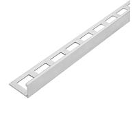 Profilé d'angle fin de carrelage alu nature (H= 4,5 mm, L= 250 cm)