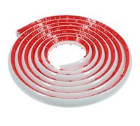 Profilé D'angle Mural Auto-adhésif Flexible en PVC Blanc pour Bord | Découpe Facile, Pose Simple, pour Arête de Meuble et Bord de Carrelage, Finition Propre