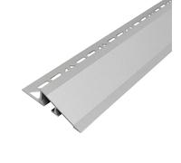 Profilé de compensation large en aluminium argenté mat (H= 11 mm, L= 250 cm)