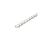 Profilé de finition Belriv 4m NICOLL petit recouvrement - Blanc - PFPR4B