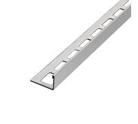 Profilé de finition d'angle pour carrelage en inox V2A (8 mm, 300 cm)