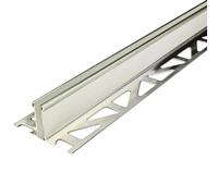 Profilé de joint de dilatation Dural en acier inoxydable V2A (H= 22 mm, L= 250 cm)