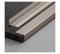 Profilé de Nez de Marche en Aluminium, 5 cm de Large, 3 cm de Haut, en Forme de L, antidérapant, pour stratifié/métal/Bois, étanche (#1 120 cm/47,2 po)