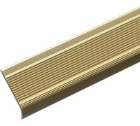 Profilé de nez de marche Integral K212 Forme : L 30x20 mm Longueur : 134 cm Autocollant Or