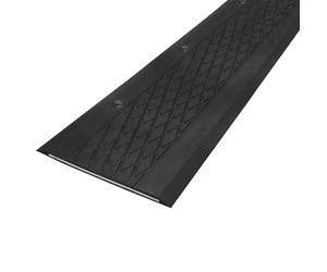 Profilé de recouvrement des joints de dilatation en acier inoxydable avec revêtement en caoutchouc (L= 200cm, l= 250mm)