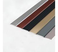Profilé De Transition Autocollant En Aluminium Pour Sol | Bande De Recouvrement | Aluminium Anodisé | 5/6/7 Cm Large | Profil Transition Sol(Gold,5cm)