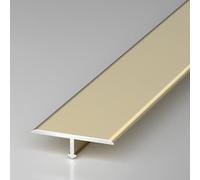 Profilé De Transition En T En Aluminium, Barre De Seuil Large 30/40/50/60mm | Baguettes De Finition Pour Joindre Les Espaces De Sol 80-150CM(Gold,50mmx135cm)