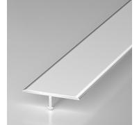 Profilé De Transition En T En Aluminium, Barre De Seuil Large 30/40/50/60mm | Baguettes De Finition Pour Joindre Les Espaces De Sol 80-150CM(Silver,50mmx105cm)
