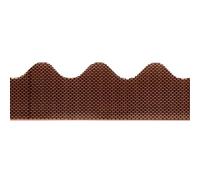 Profilé de ventilation d'égout de toit 105cm Marron PVC | Remplissage tôle trapézoïdale, joint plaques ondulées, peigne anti-oiseaux, remplissage nervures, joint tôle ondulée