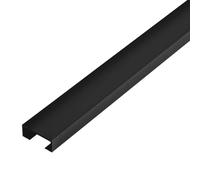 Profilé décoratif en aluminium noir mat (L= 20 mm, L= 250 cm)
