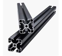 Profilé d'extrusion aluminium 4040 à rainure en T - DUOKU - 4040-60-4 - 600 mm - 40x40 mm - Anodisé (lot 4)