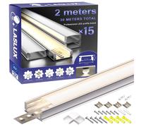 Profilé en aluminium de 2 mètres, profil en U pour LED