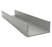 Profilé en aluminium en forme de U - 54 mm x 25 mm, longueur 50 cm