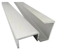 Profilé en aluminium en forme de U, comme bande de bordure – Adapté à diverses applications