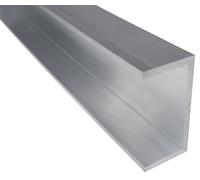 Profilé en U en aluminium Riggatec 160 x 80 x 10 mm 605 cm - Profilés en U en aluminium