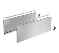 Profilé latéral de tiroir AvanTech YOU, hauteur 187 mm x NL 350 mm, Argent, gauche et droite - HETTICH - 9353355 Argent G